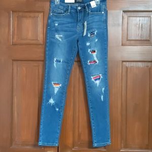 NWT Judy Blue Serape print skinny fit jean…